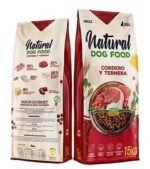 NATURAL DOG FOOD CORDERO Y TERNERA 15KG