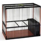 JAULA CANTO C2 ROJA/NEGRA ACERO INOXIDABLE JOGAESTEVE