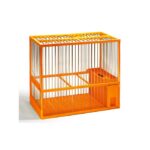JAULA DE CANTO C2 NARANJA ACERO INOXIDABLE JOGAESTEVE