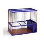 JAULA CANTO C2 ROJA/AZUL ACERO INOXIDABLE JOGAESTEVE