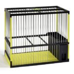 JAULA DE CANTO C2 AMARILLA/NEGRA ACERO INOXIDABLE JOGAESTEVE