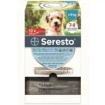 Seresto Collar Antiparasitario para Perro Pequeño 38 cm (<8 kg) – Caja Clínica con 12 Unidades